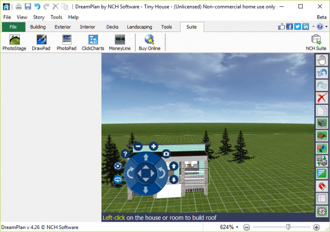 Скриншот к Dreamplan Home Design Software